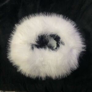 White Faux Fur Headband
